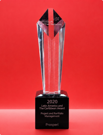 Troféu Microsoft 2019 — Latin America and The Caribbean Award, Project and Portfolio Management Partner of the Year