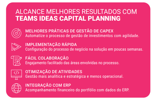 teams ideas capital planning